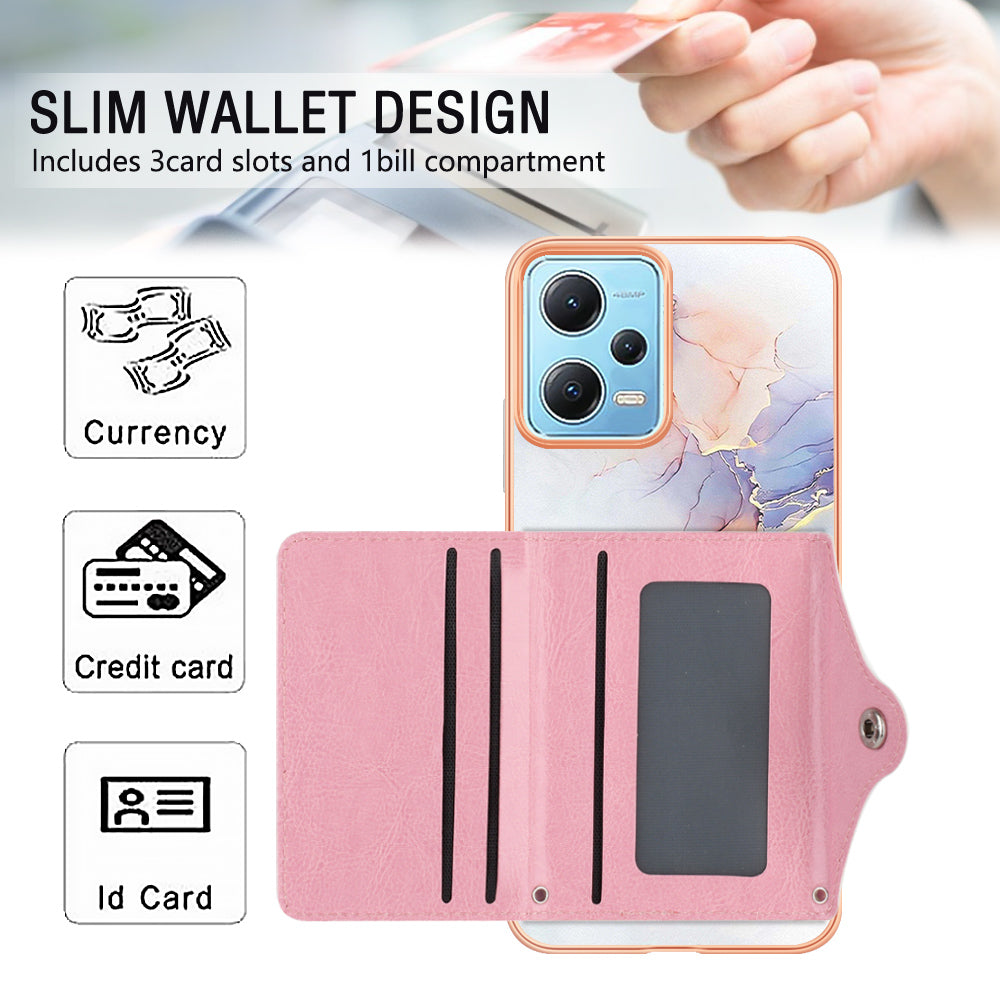 YB Leather Coating Series-9 for Xiaomi Redmi Note 12 5G (Global) Case Kickstand IMD Card Slot PU+TPU Cover YB Leather Coating Series-9 for Xiaomi Redmi Note 12 5G (Global) Case Kickstand IMD Card Slot PU+TPU Cover